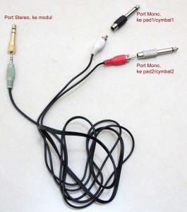 Membuat Y-Cable sendiri menggunakan kabel RCA to 35mm TRS