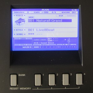 DTX-650 LCD Screen